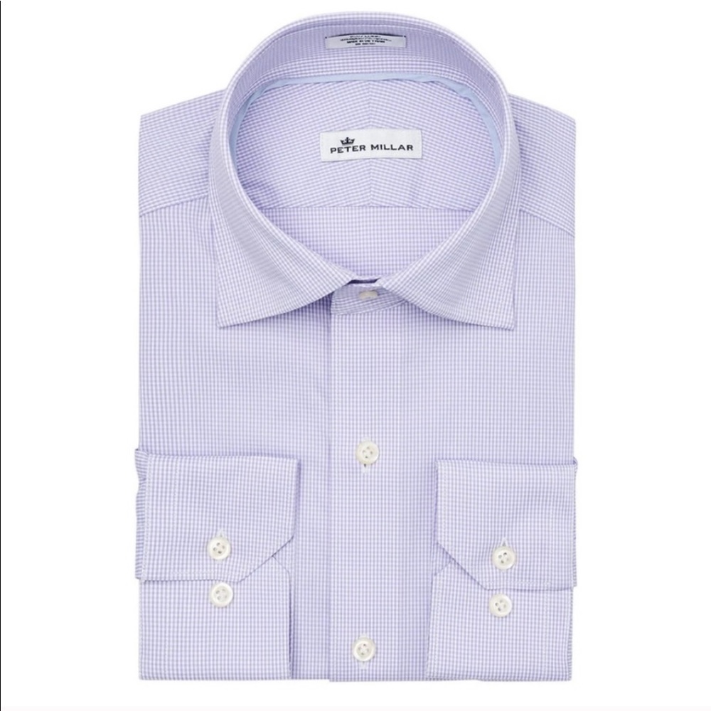 Peter Millar • Mini-Gingham Sport Dress Shirt